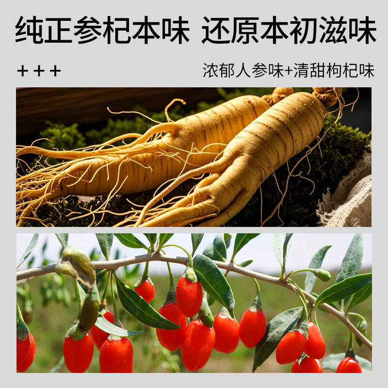 中宁枸杞 鲜枸杞原浆 宁夏头茬枸杞鲜果原液 枸杞汁 人参枸杞原浆 2700ml*1盒 （30ml*90袋）