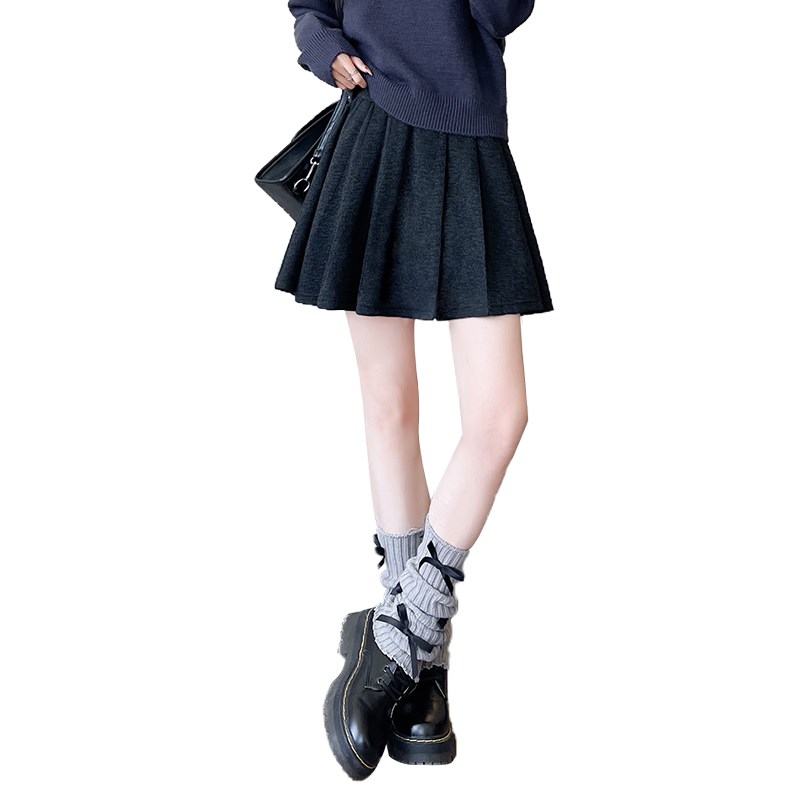 ѩ��������ȹŮ2026�����¿�A������С���Ӹ���ë�ذ���jk������ȹ 78.3Ԫ