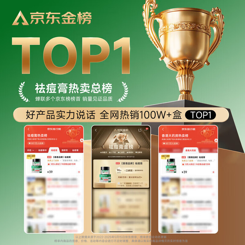 香港大药房祛痘膏 1瓶【买2送1】