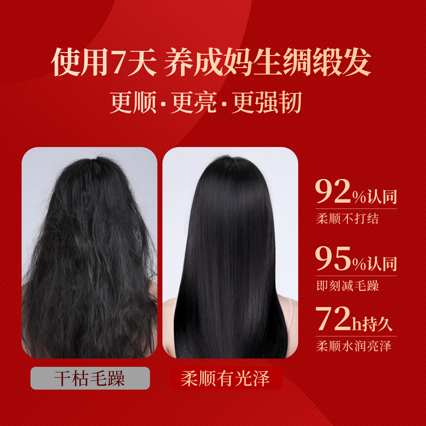 韩金靓芯源蛋白修护发膜霜蛋护发素官方品牌免蒸发膜改善干枯补水顺滑 滋养 300g*1盒