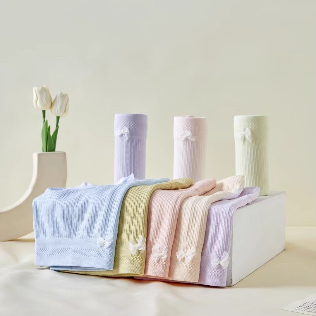 雅鹿女士中腰内裤针织高弹三角裤甜美蝴蝶结纯色抑菌薄款清新学生底裤 随机色 5条 L 【建议90-130斤】