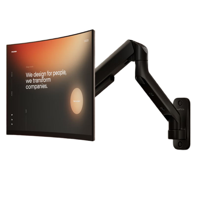 Brateck���� ��ʾ��֧�� �ڹһ�е�� ����֧��ǽ�ڹҼ�ʽ���� ��Ļ�������߼� 17-40��E430B ���������б�