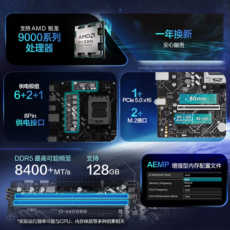 华硕 B850M-G 图 3
