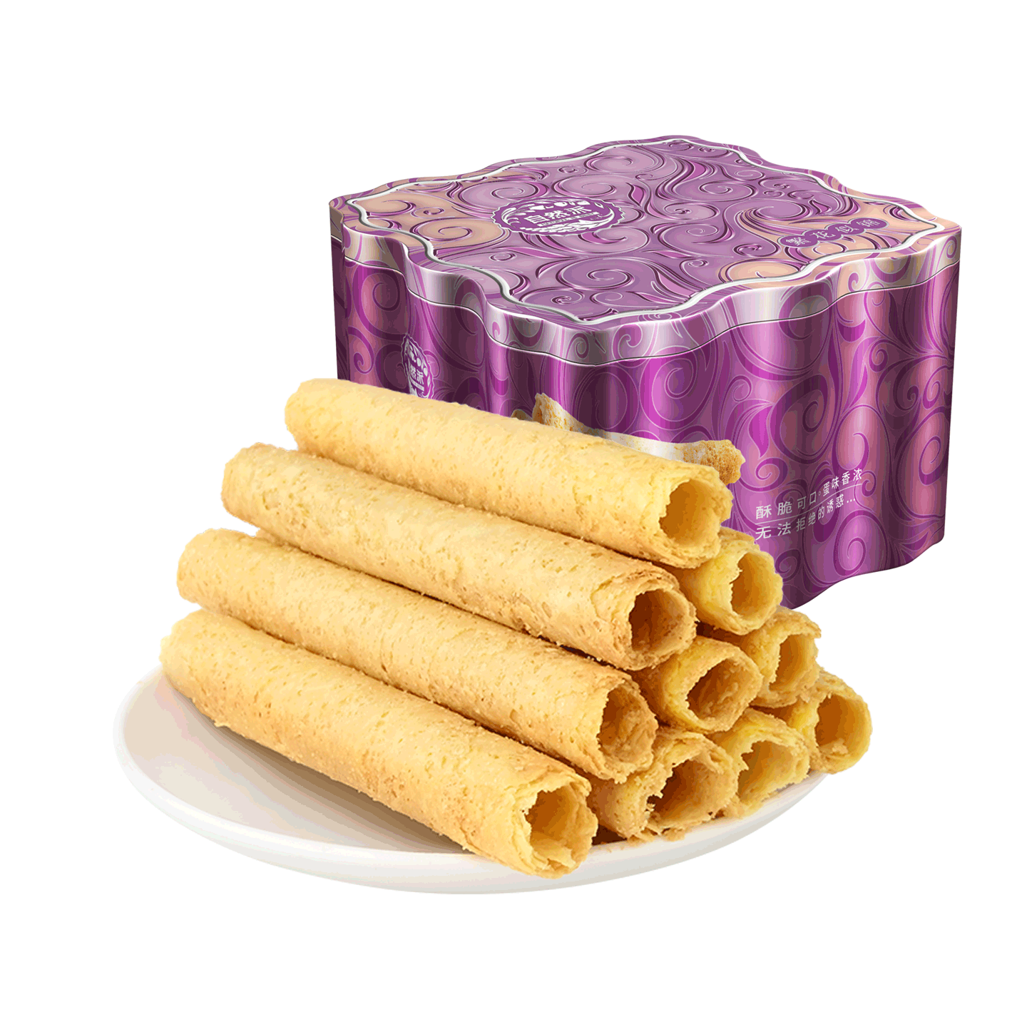 自然派黄油鸡蛋卷454g休闲零食黄油蛋卷礼盒饼干点心送礼伴手礼年货团购