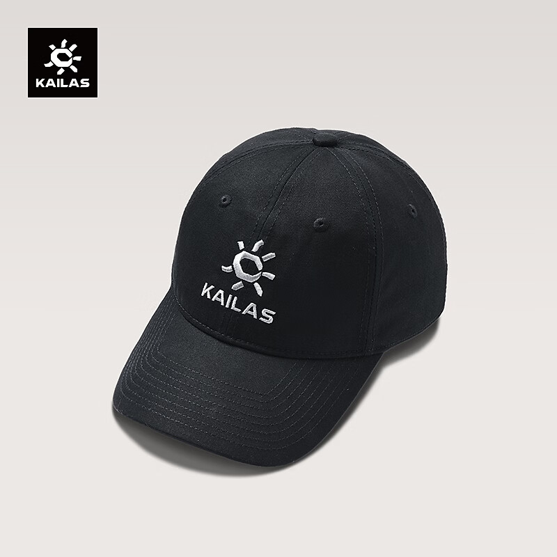 凯乐石（KAILAS）棒球帽防晒透气户外运动登山徒步遮阳 KAILAS黑色 均码