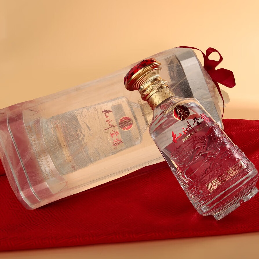 W五粮液股份出品 52度高度白酒 浓香型白酒 纯粮酒 52度 500mL 6瓶 九洲至樽整箱