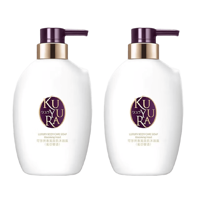 【99成新】可悠然奢宠美肌泡沫沐浴露(蜜恋馨语)350ml*2【临期清仓】
