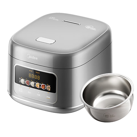 ���ģ�Midea���緹�Ҵ󲼶�0Ϳ��緹��4��316L������ڵ�3-4-5-8�˼������ö๦����Ϳ��΢ѹ����ԤԼ������Ч 316L����� 4L ĸӤ��0Ϳ���ڵ� 197.05Ԫ