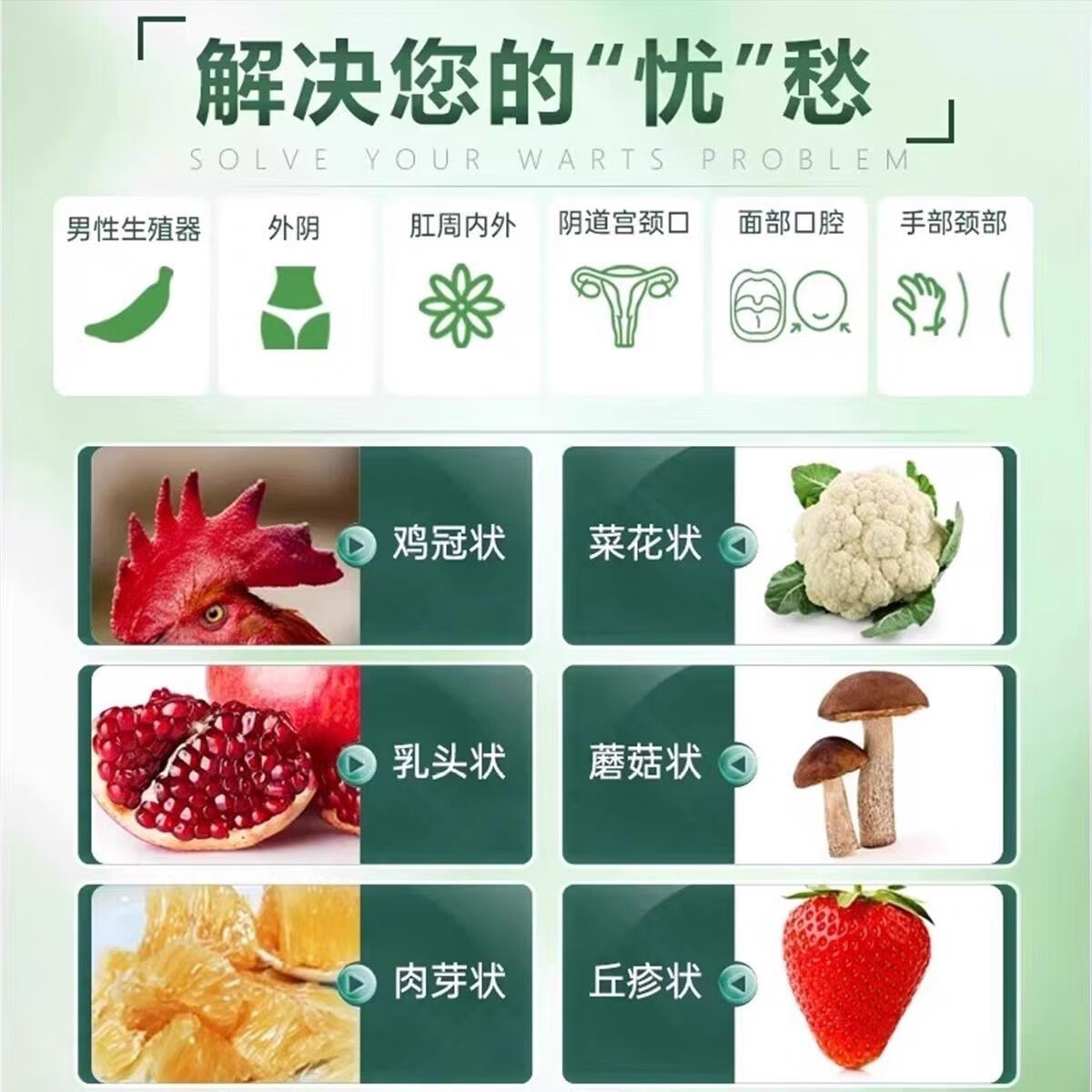 进口疣药HPV病毒菜花私处外阴下面长肉粒尖锐湿疣肛周疣私疣猴痘 溶疣液10ml  3瓶（大面积多疣）