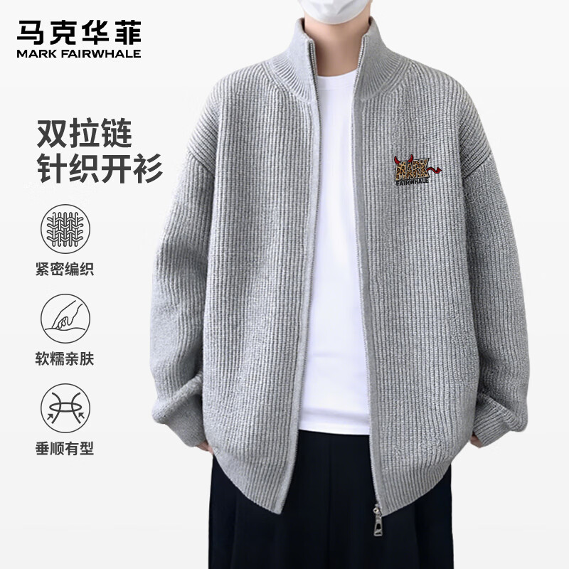 ���˻��ƣ�MARK FAIRWHALE����֯����ë������������ﶬ���п�����׷������ٴ�Ӽ������� ��˫����֯����-��#JMK����С��ħ XL 119.9Ԫ