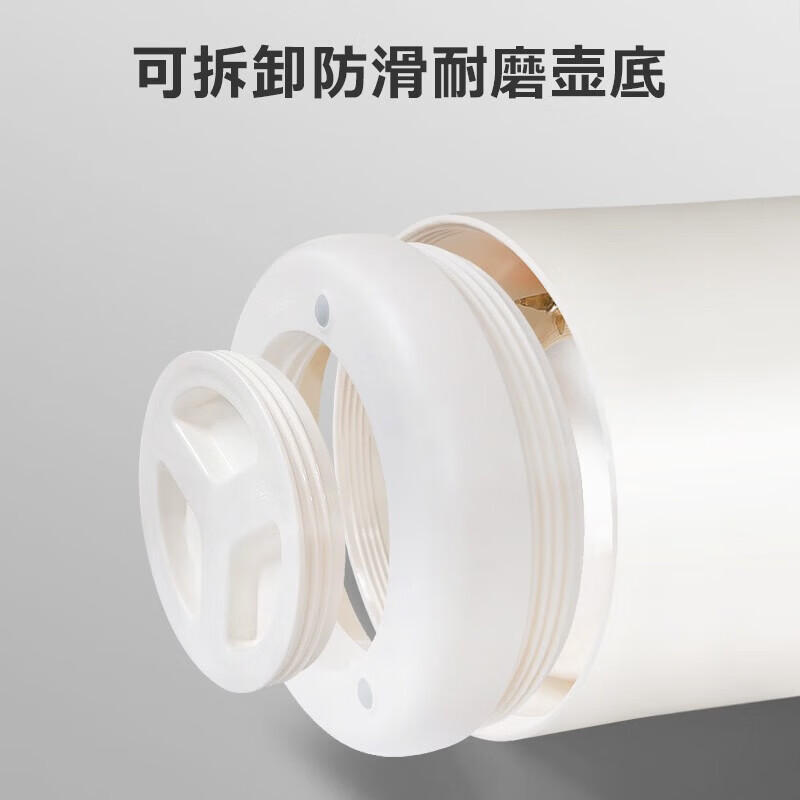 格亚（GEYA）大容量保温壶家用热水壶办公室暖水瓶长效保温镀铜内胆 黑色 1.5L