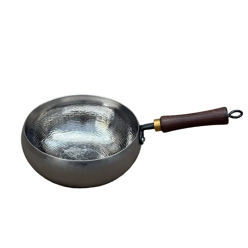 章丘铁锅正宗章丘纯钛大肚锅炒锅真手工锻打家用无涂层不粘锅不生锈炒菜锅 【纯钛大肚锅】适用2-5人带盖铲勺 26cm 丝滑不易粘 | 99%抗菌率 | 双重抗锈