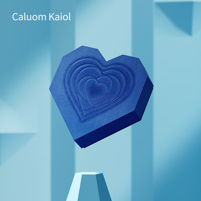 Caluom Kaiol品牌皮带男士真皮自动扣腰带男士头层牛皮裤带520礼物送男友 【蓝色爱心礼盒】8075A质感枪色 115cm -130cm默认随机(可修剪)