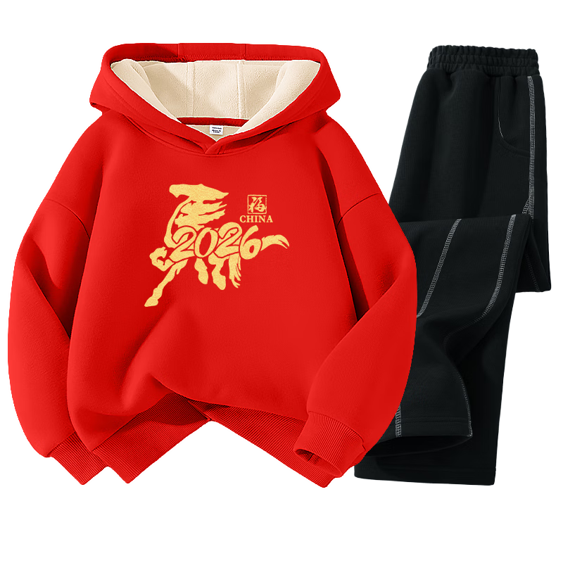 ���ڲ�������ά˹ͯװ��ͯ��װ�ﶬ2026���¿���ͯ�����˶��������д�ͯ��ů�������� ��/�̽���-��/J��ɫ 170 89.9Ԫ