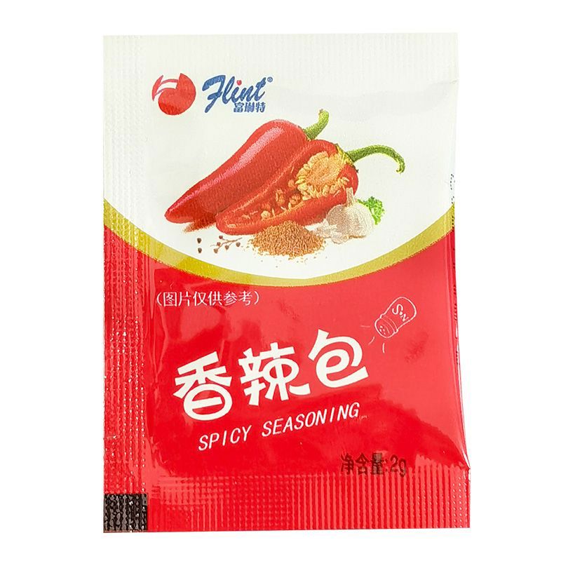 富琳特香辣包2g1000包漢堡店炸雞雞翅燒烤手扒雞撒粉餐飲辣椒面 香辣包2g*1000包紅