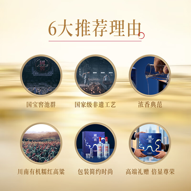 泸州老窖 国窖1573 浓香型白酒 星河璀璨礼盒 38度500ml*2低度 含礼袋酒具