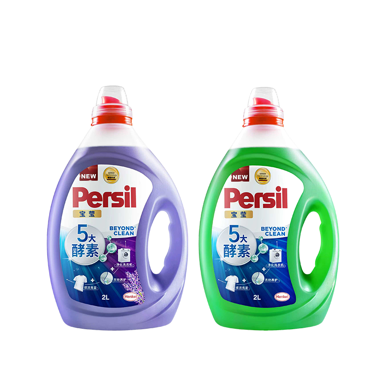 宝莹（Persil）【囤货装】5大酵素洗衣液4L持久留香除菌除螨去污护色去渍内衣洗