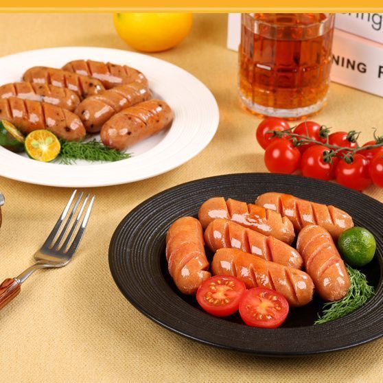 豫小豆烤肠肉肠香肠烤肠空气炸锅半成品早餐冷冻食品 【原味+黑椒双拼】共40根