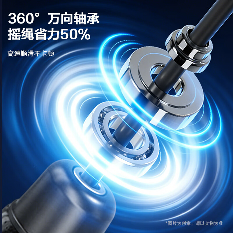 安踏竞速轴承跳绳小学生儿童专用中考体育考试比赛运动专业训练初中生 竞速灰【提速轻松突破200+】