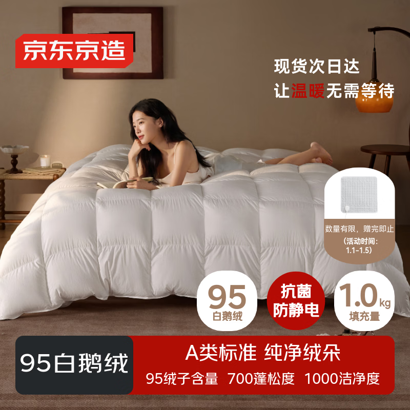 ���ڲ������������� Duvet D'oie ��Ψ�� 95%�׶��ޱ� 1kg��� 2*2.3m