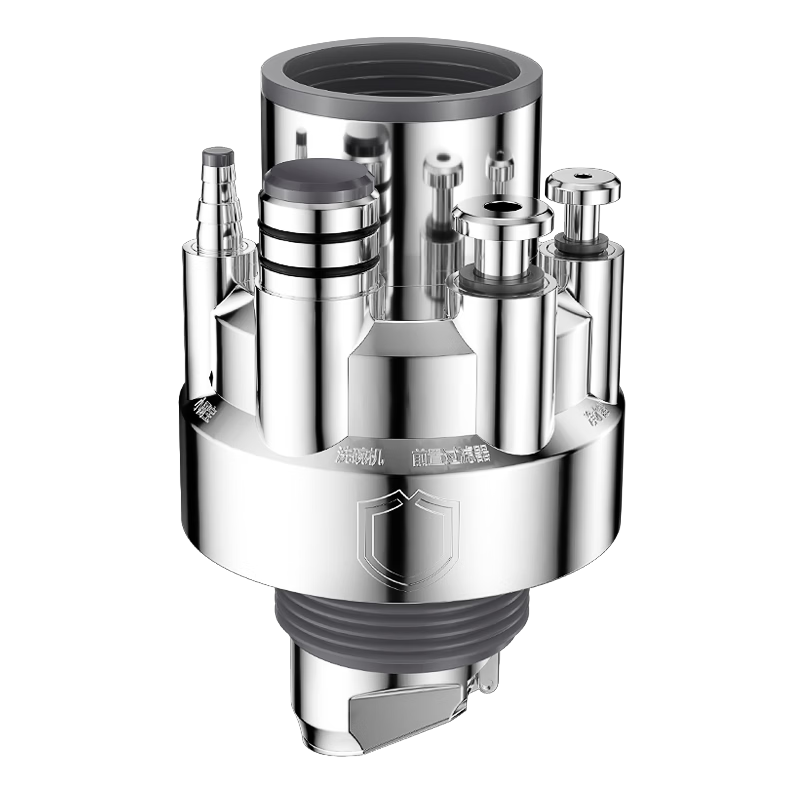 起點(diǎn)如日廚房下水三通接頭凈水器多通排水管道防臭神器集成排水防臭密封圈 【大口徑五通】集成排水器-銀灰