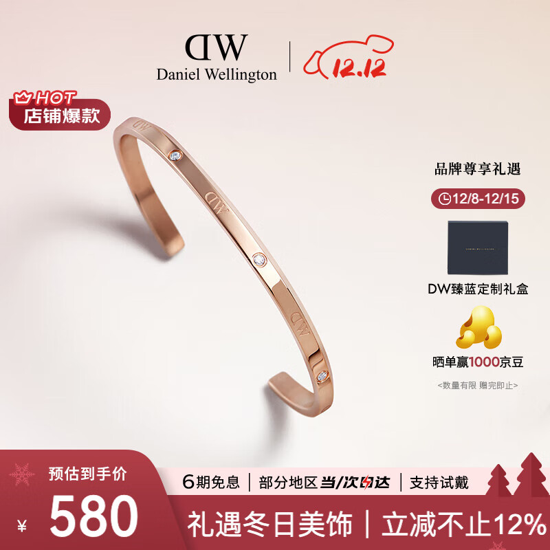 丹尼尔惠灵顿（DanielWellington）DW手镯女闪耀星辰情侣手镯七夕情人节礼物送女友DW00400531