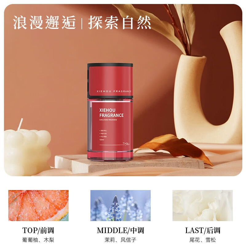 塔罗【优选直发】车载香薰感车载香水家用汽车玻璃香薰装饰摆件车内家 【阳光】邂逅