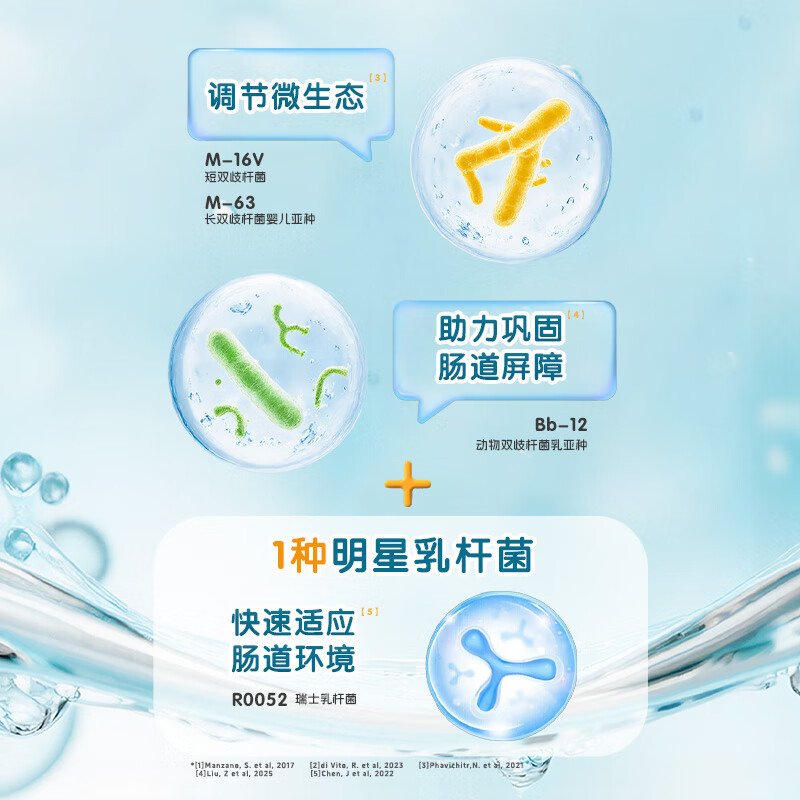恩博维爱幼畅R52肠胃益生菌粉婴幼儿童0-3-6-18岁宝宝双歧杆菌 美国进口 爱幼畅R52益生菌+营养师服务 60g*1罐