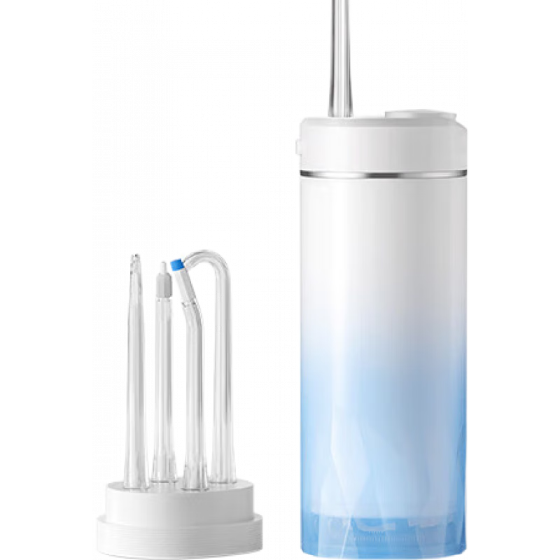 力博得冲牙器Pro家用洗牙器便携式水牙线正畸专用 冰晶蓝【便携升级】