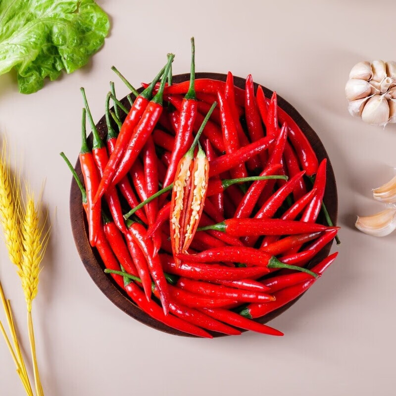新鲜小米辣贵州特辣红辣椒辣椒小米鲜椒朝天椒魔鬼泡椒指天椒巨辣 新鲜现摘小米椒【现摘现发】 净重1斤