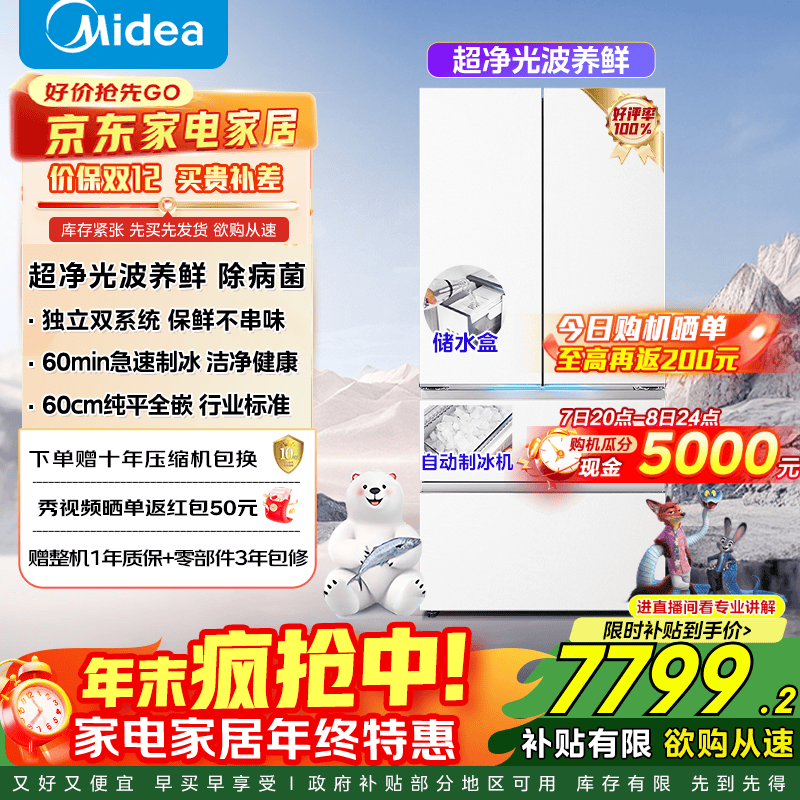 midea/ ܶնPro600 ʽ  BCD-600WUFIPZM(E) 