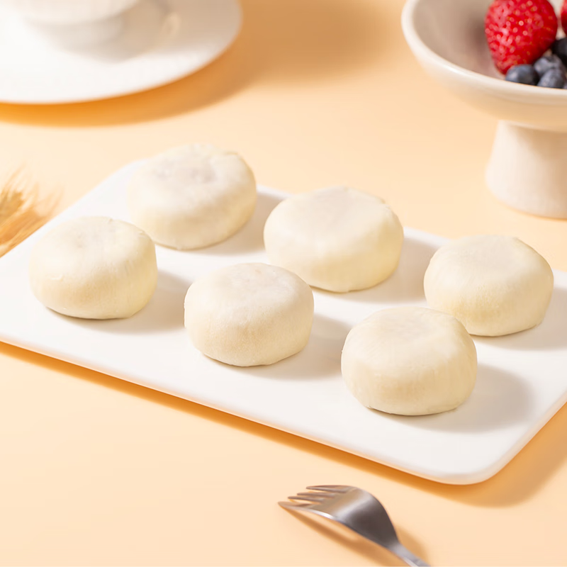 法米诺山楂饼无蔗糖酥软薄皮健身早餐代餐山楂果肉馅饼糕点心散装300g 山楂饼袋装300g(10个装)