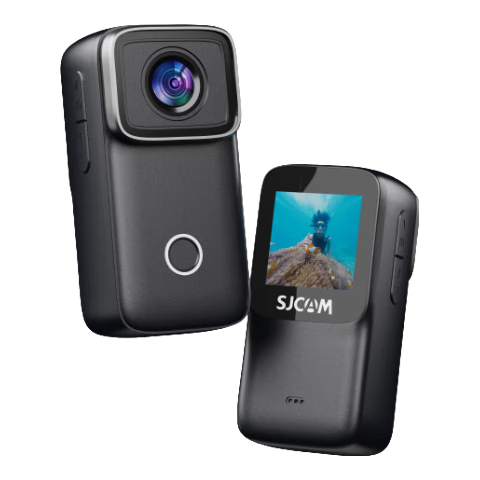 SJCAM速影 C200運(yùn)動(dòng)相機(jī)360摩托車行車記錄儀拇指相機(jī)頭戴攝像頭防抖裸機(jī)防水64