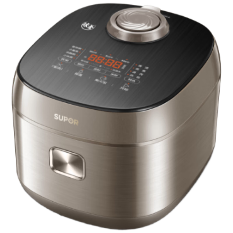 苏泊尔（SUPOR）电饭煲0涂层不锈钢球釜多功能防溢微压家用5-8人大容量5L智能预约电饭锅F50F79S