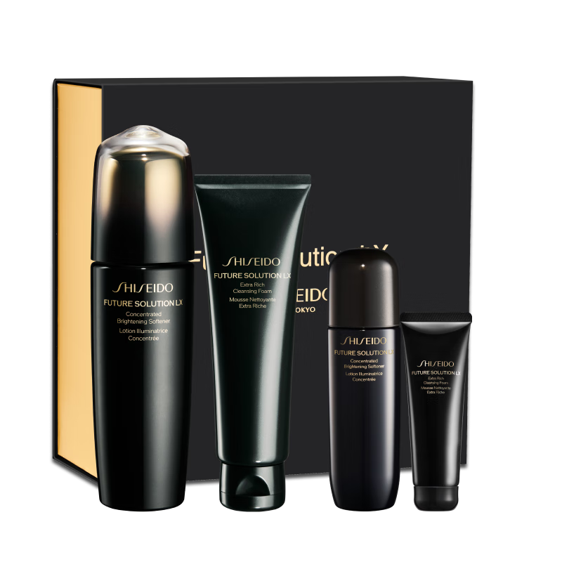 资生堂（SHISEIDO）时光琉璃洁面乳125ml+柔肤液170ml 护肤品 新年礼物女