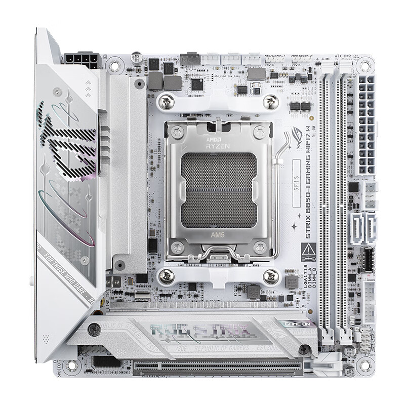 华硕 ROG STRIX B850-I GAMING WIFI7 W玩家国度吹雪ITX 图 8