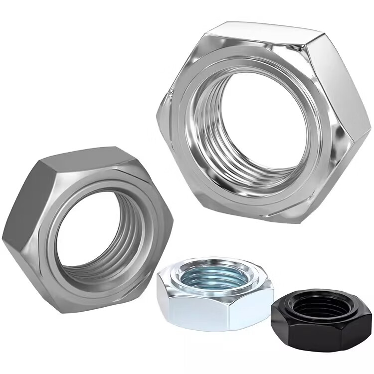 天卓五金六角焊接螺母/点焊螺帽/无角焊接螺母/无焊点无脚焊接螺帽M3-M24 --以下为碳钢本色材质--