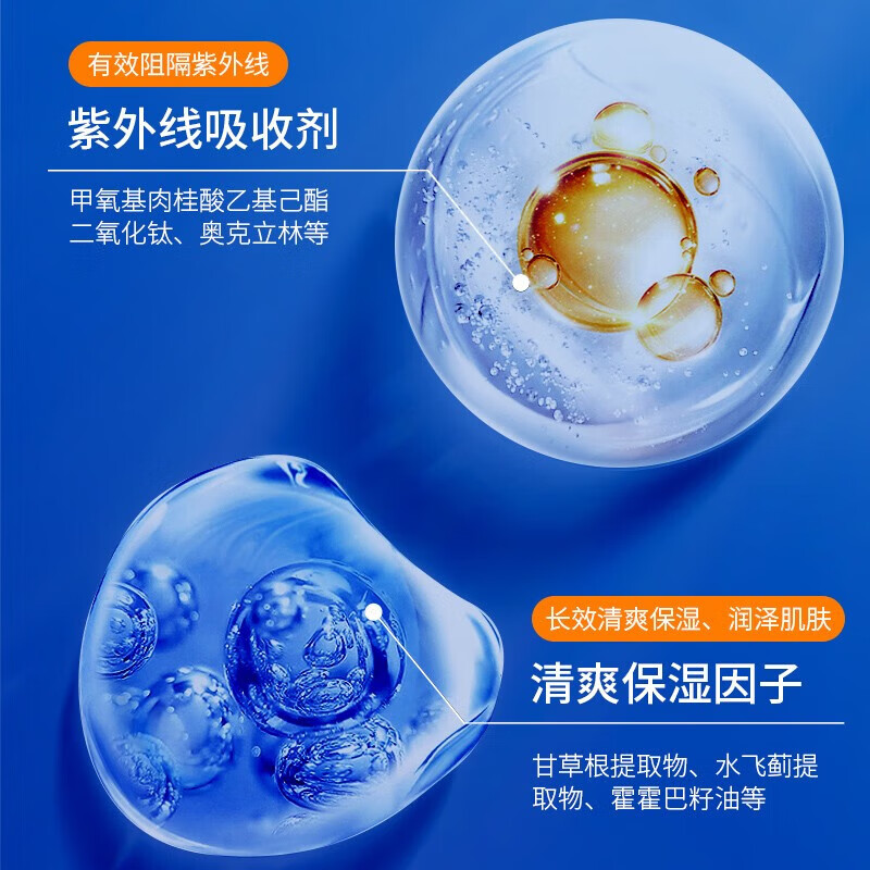 梦希蓝【甄选直发】小光圈防晒喷雾霜50倍脸部全身通用 180ml 1瓶【体验装】