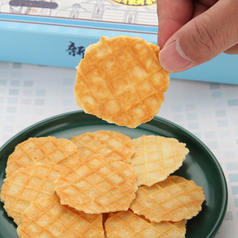 疆采荟新疆特产烤奶皮子脆皮奶制品奶皮饼干独立原味高钙儿童休闲零食 新疆烤奶皮100g/盒 4盒装