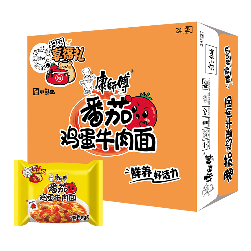 ��ʦ�������� ���䷬�Ѽ���ţ����115g*24�� �����װ������ʳ ����ʳƷ 55.5Ԫ