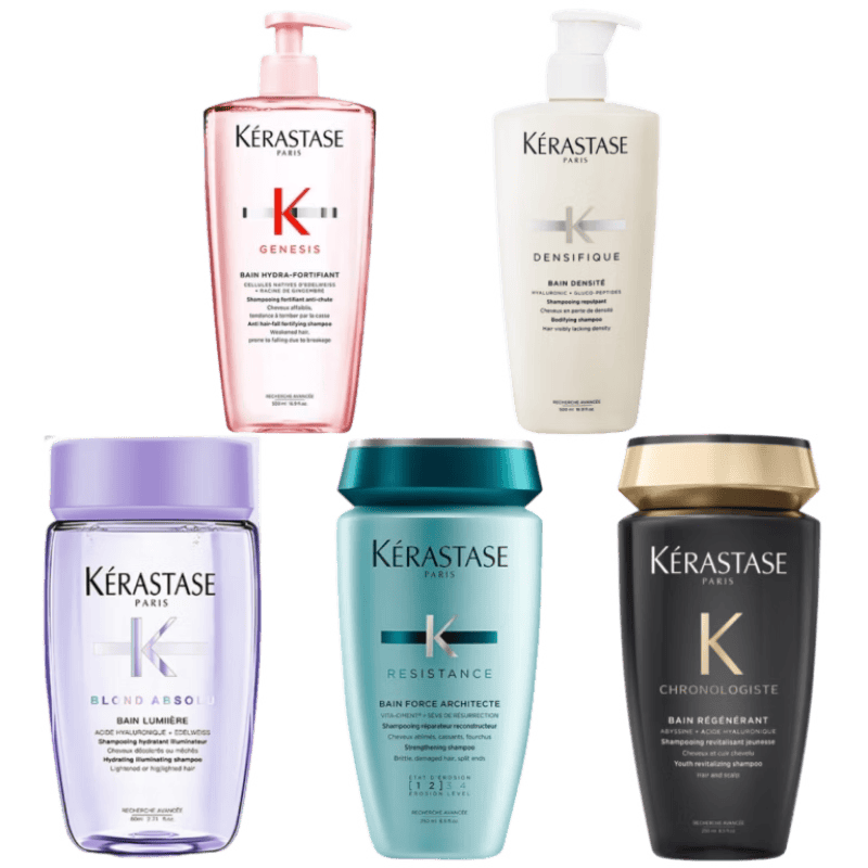 卡诗（KERASTASE）洗发水护发素中样旅行套装洗漱包便携中样洗护套盒元气姜黑钻送礼 (黑钻洗发水+黑钻护发精油)-送洗漱包