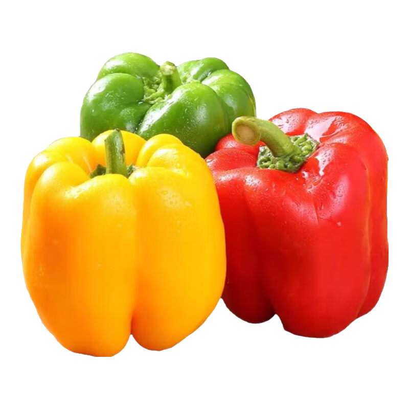 甄选山东寿光头茬五彩椒 脆甜新鲜蔬菜彩椒水果椒 寿光蔬菜太空椒 寿光水果彩椒【5斤装】