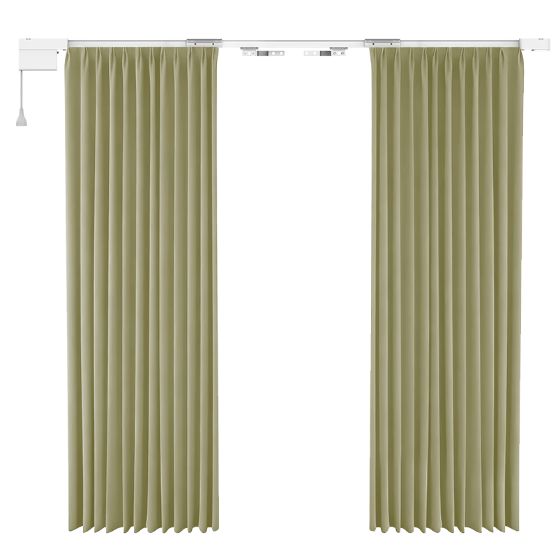 Aqara隱藏式智能窗簾包安裝C200電動窗簾語音遙控已接入蘋果Homekit 【需搭配網(wǎng)關(guān)】單電機（C200）+3米軌道+測量+安裝