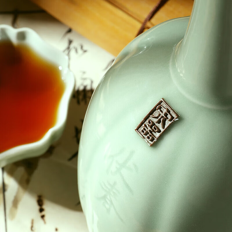 鉴湖酒坊古越龙山绍兴黄酒宋器伏春草本人参蛹虫草干型低糖花雕酒高端送礼 宋器伏春 750mL 4瓶 整箱装 礼盒