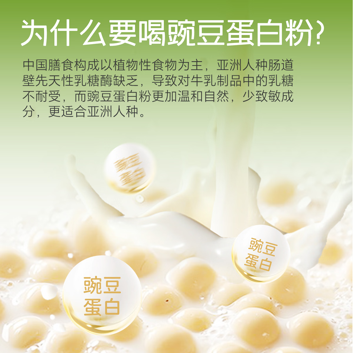 启伴有机豌豆蛋白粉青少年植物蛋白粉养生健康0糖0脂0胆固醇无过敏原 有机豌豆蛋白粉 500g*1罐