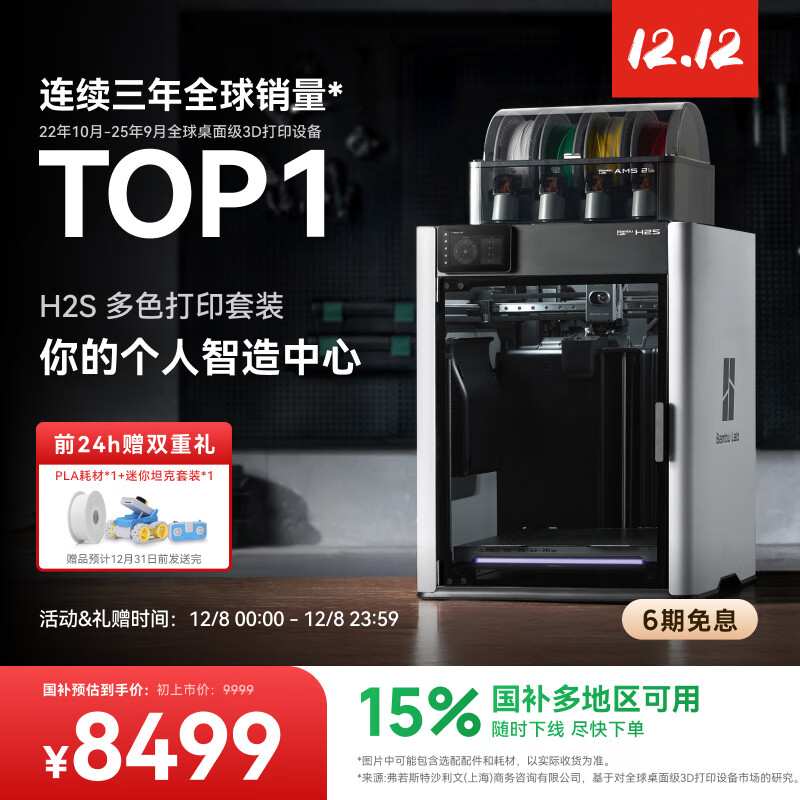 H2S 3Dӡߴ缤ģлʶ๦ĺһ߾ȸܶɫ콢ϵƷ H2S ɫӡװ½桿 8074.15Ԫ