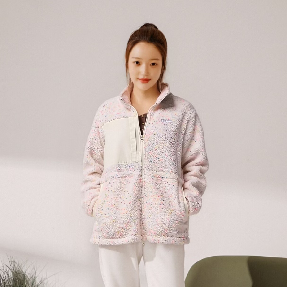 Columbia���ױ���ץ����Ů25�ﶬ��ů��������ʱ��ƴ�������̳�ͬ��AR4757 ���ΰ�/��ɫ��׺ M 460Ԫ