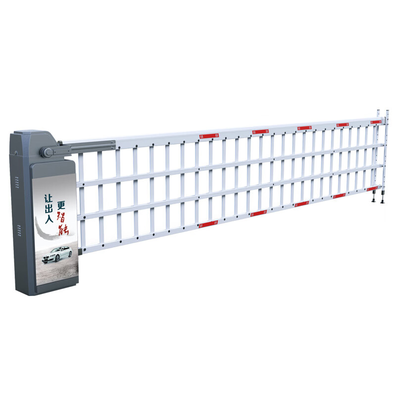 百勝空降道閘6系列中置式道閘 小區(qū)升降擋車器停車場(chǎng)柵欄自動(dòng)落桿 鐵灰色