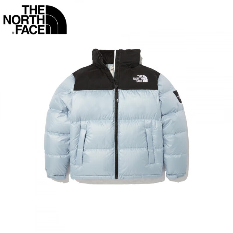 北面（The North Face）TheNorthFace秋冬款服男女同款700蓬鹅绒羽绒服户外保暖外套 以太蓝 S