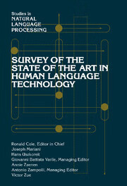 Survey of the State of the Art in Human Language Technology txt格式下载
